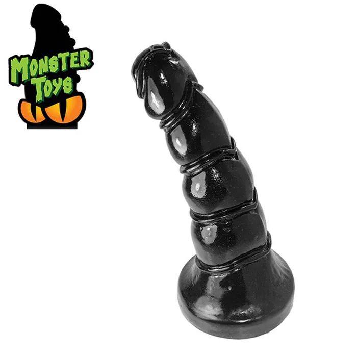 Gangbangster Gangbangster - Gobby - Dildo- 25 x 7,8 cm - PVC - Zwart | Female Sex Toys