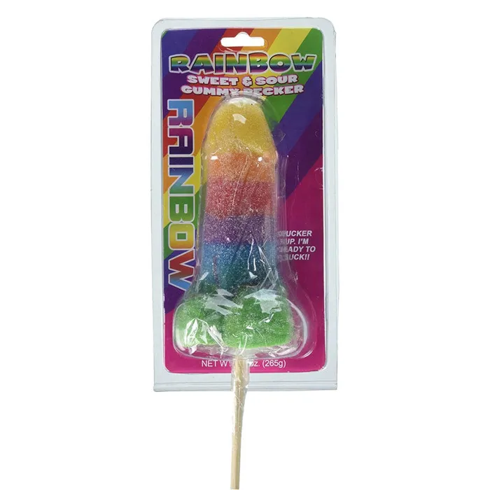 Hott Products Dildos Sweet Sour Jumbow Rainbow Gummy Cock Pop