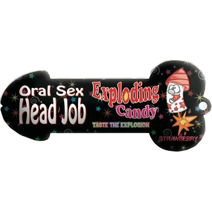 Hott Products Head Job Oral Sex Candy Strawberry Red Enhancers