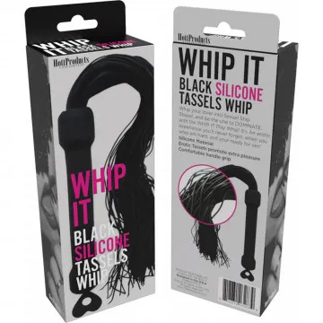 HottProducts Whip It Black Tassel Whip Anal