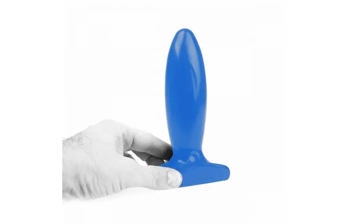 I love Butt Anal | I ♥ Butt - Slanke Buttplug - L - Blauw