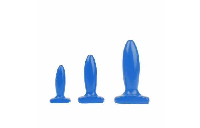 I love Butt Anal | I ♥ Butt - Slanke Buttplug - L - Blauw