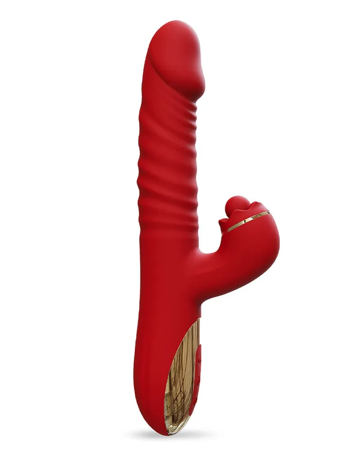 Intoyou - Ascen - Rabbit Vibrator - Stotende en Oscillerende Rabbit Vibrator met App Control - Rood | Intoyou Female Sex Toys