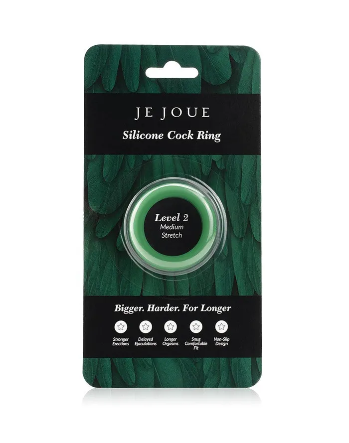 Je Joue Male Sex Toys | Je Joue - C-Ring Medium Stretch - Siliconen Cockring - groen