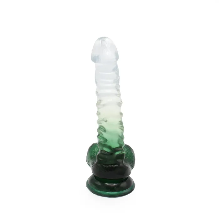 Kiotos COX Kiotos Cox Color - Gekleurde Dildo 04 - 22,5 x 4 cm - Transparant/Groen | Dildos