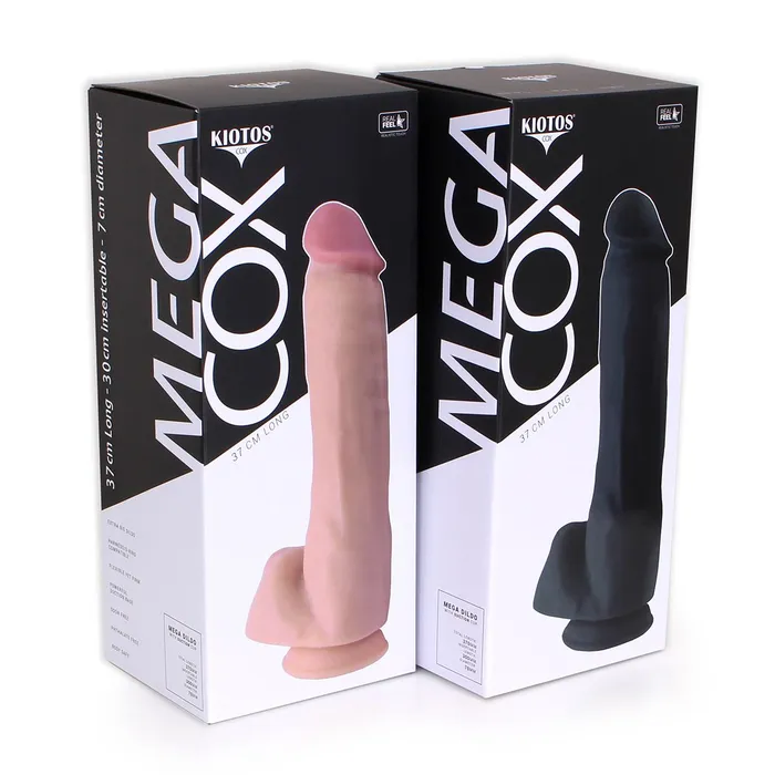 Kiotos Cox - Mega Dildo XXL 37 x 8 cm - Lichte Huidskleur | Kiotos COX Dildos