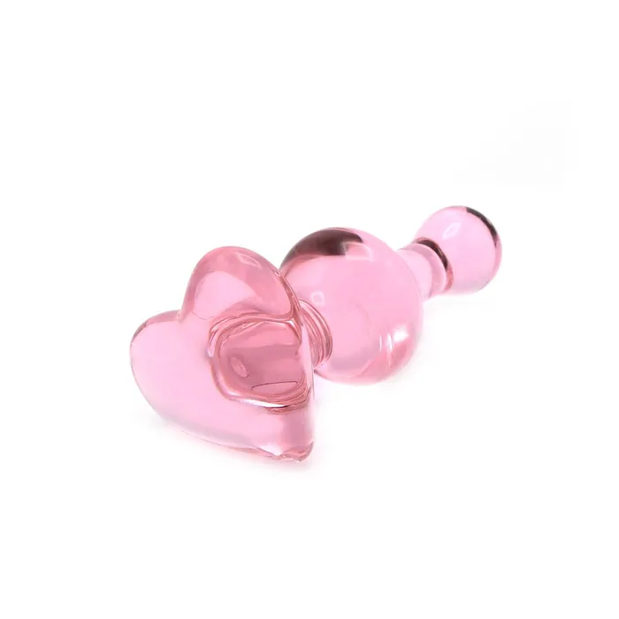 Kiotos Kiotos Glass Roze Buttplug Van Glas Met Hartje Dildos