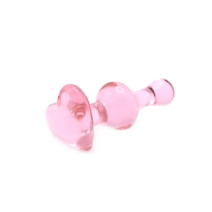 Kiotos Kiotos Glass - Roze Buttplug Van Glas Met Hartje | Dildos