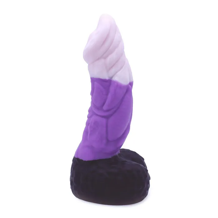 Kiotos Monstar Dildos | Kiotos Monstar - Dildo Beast No. 50 - Paars/Wit/Zwart