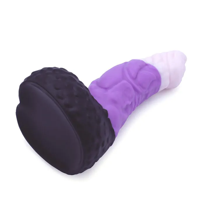 Kiotos Monstar Dildos | Kiotos Monstar - Dildo Beast No. 50 - Paars/Wit/Zwart