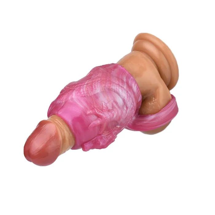 Kiotos Monstar Male Sex Toys | Kiotos Monstar - Emberclaw - Penis Sleeve - Extra Omvang - Verdikkend - Roze