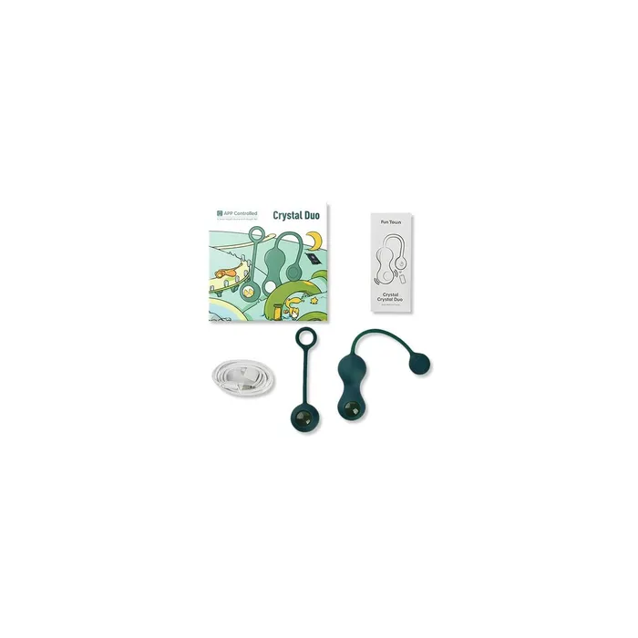 Kit d'Allenamento Weighted Kegel Magic Motion Duo Verde | Magic Motion Female Sex Toys