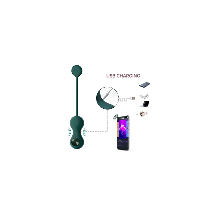 Kit d'Allenamento Weighted Kegel Magic Motion Duo Verde | Magic Motion Female Sex Toys