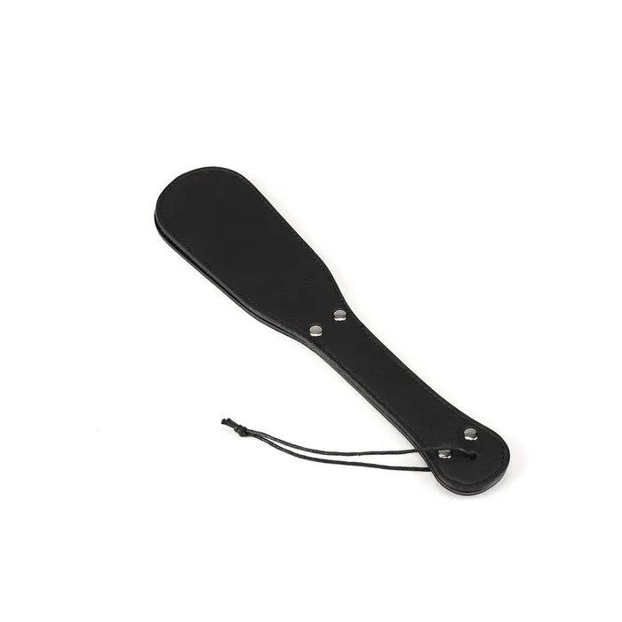 Liebe Seele Liebe Seele Black Bond Bonded Leren Paddle Ecovriendelijk Zwart Anal