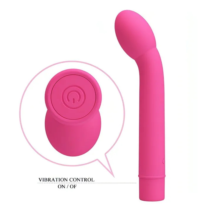 Logan Vibratore Punto G in Silicone Medicale - 10 diverse modalità di vibrazione, Viola | Pretty Love Female Sex Toys