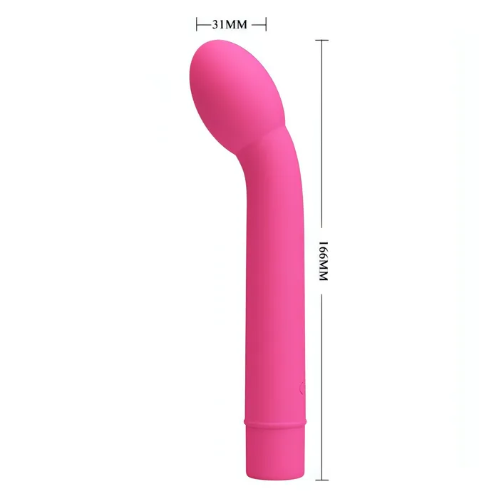 Logan Vibratore Punto G in Silicone Medicale - 10 diverse modalità di vibrazione, Viola | Pretty Love Female Sex Toys