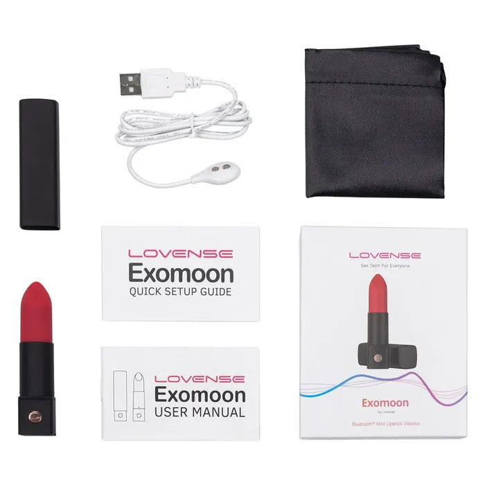 Lovense Female Sex Toys | Exomoon Mini Lipstick Stimulator