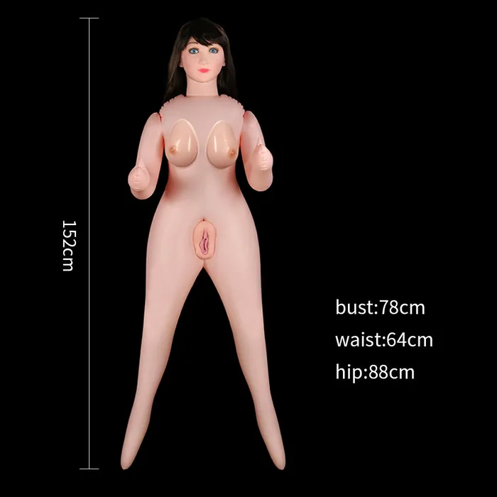 Lovetoy Female Sex Toys | Bambola Super Realistica con Volto in 3d, Parrucca, Seni Morbidi e Ano e Vagina in Silicone