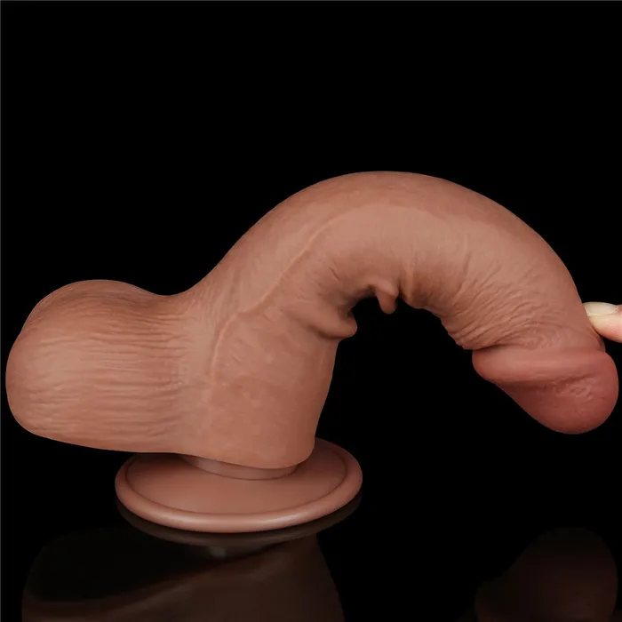 Lovetoy Female Sex Toys | Fallo Mulatto Super Realistico con Pelle Scorrevole come un Membro Vero - 7.5''