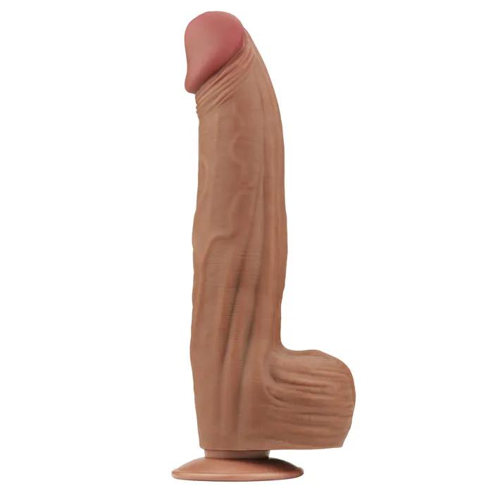 Lovetoy Female Sex Toys | Fallo Super Realistico con Pelle Scorrevole - 12'' Mulatto 31 cm Ø 6.2 cm