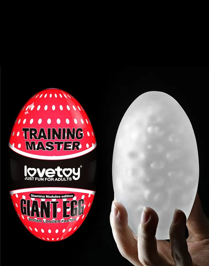 Lovetoy Male Sex Toys Lovetoy Giant Egg Masturbator Ei Rood