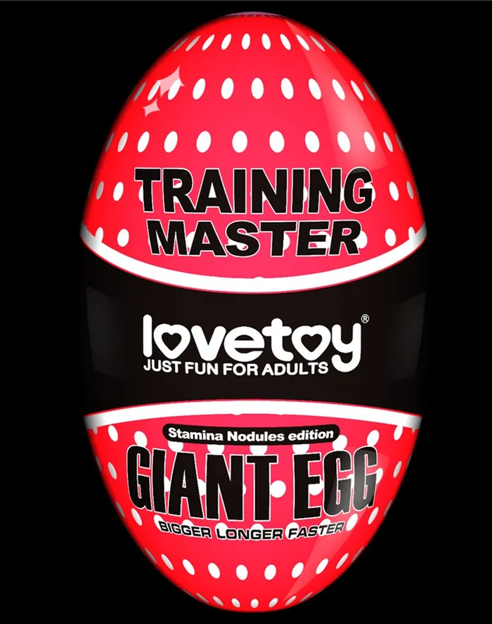 Lovetoy Male Sex Toys | Lovetoy - Giant Egg - Masturbator Ei - Rood