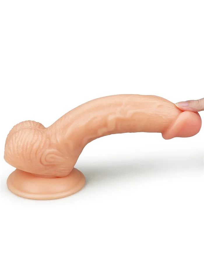 Lovetoy - The Ultra Soft Dude Realistische Dildo - 20.5 x 3.5 cm | Lovetoy Dildos