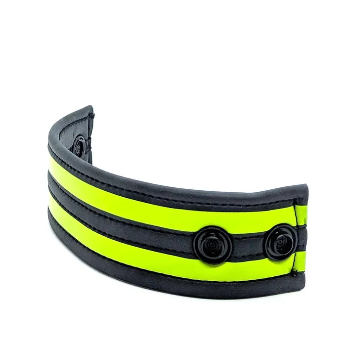 Male Sex Toys | 665 - Ballstretcher - Neoprene Ball Strap - Neon Groen - Neoprene Racer Ball Strap - Neon Green - 665