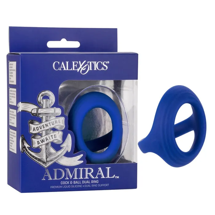 Male Sex Toys Admiral Cock Ball Dual Ring California Exotic