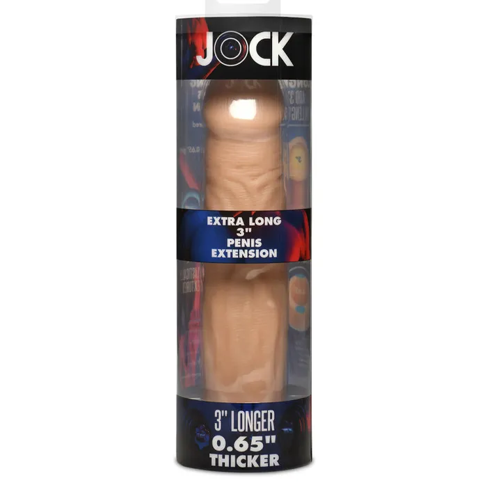 Male Sex Toys Curve Novelties JOCK Extra Long 3Penis Extension Sleeve