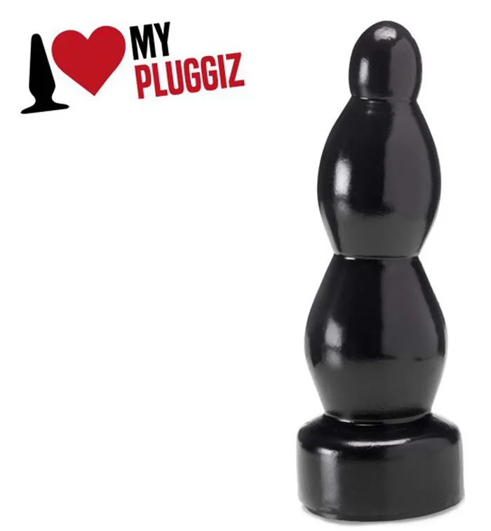 Male Sex Toys | Gangbangster - Towy - Buttplug - 22 x 7,7 cm - PVC - Zwart - Gangbangster