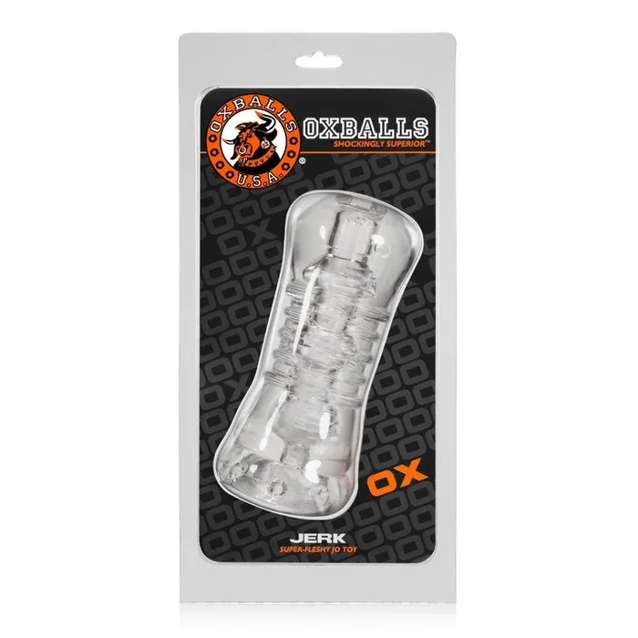 Male Sex Toys | Oxballs - Jerk Jack-Off - Masturbator - Transparant - Oxballs (D)