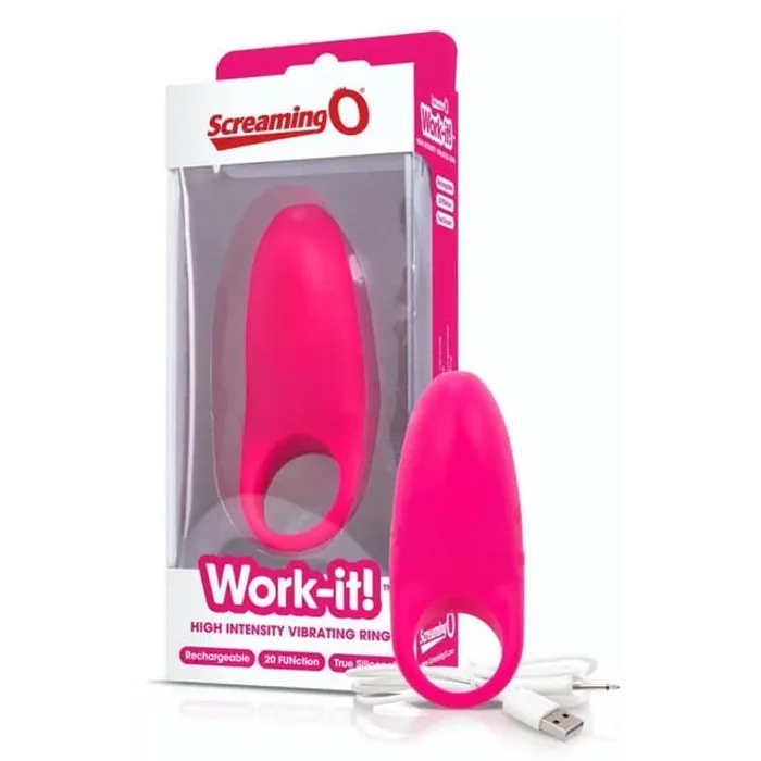 Male Sex Toys | Screaming O Work It Vibrating Ring - Screaming O