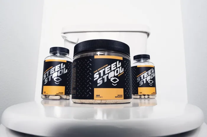 Male Sex Toys | Steel Stool Steel Stool Powder - Vezelsupplement voor Verbeterde Stoelgang - 182 gram