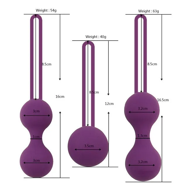 Male Sex Toys | YSGLIFE Set Safe Silicone Smart Ball Kegel Ball Ben Wa Ball Vagina Tighten Exercise Machine Vaginal Geisha Ball Sex Toys for Women