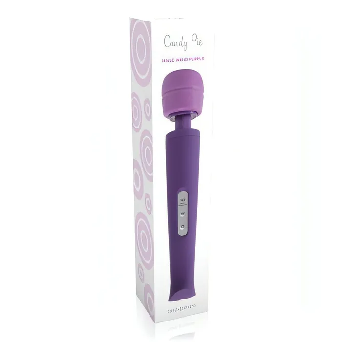 Massaggiatore Clitorideo Wand con 10 diversi programmi di vibrazione - Viola | Candy Pie Vibrators