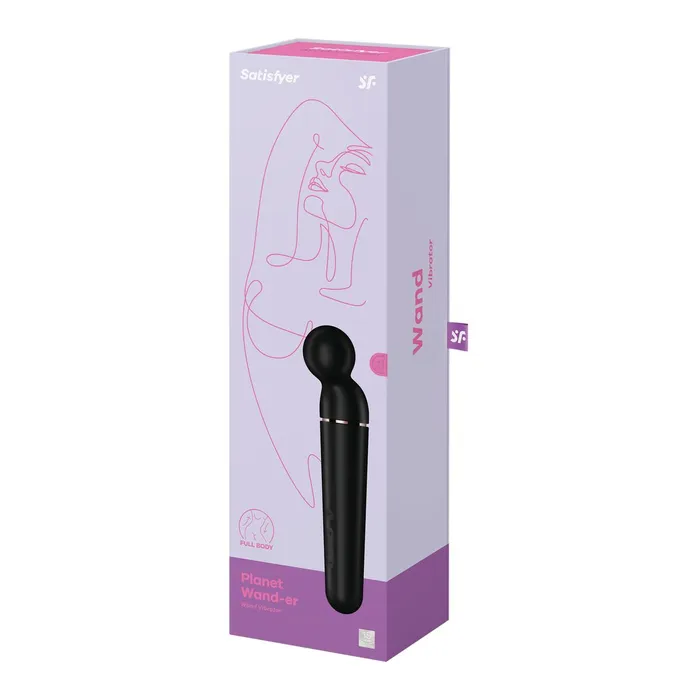 Massaggiatore Satisfyer Planet Wand-er Nero | Satisfyer Vibrators