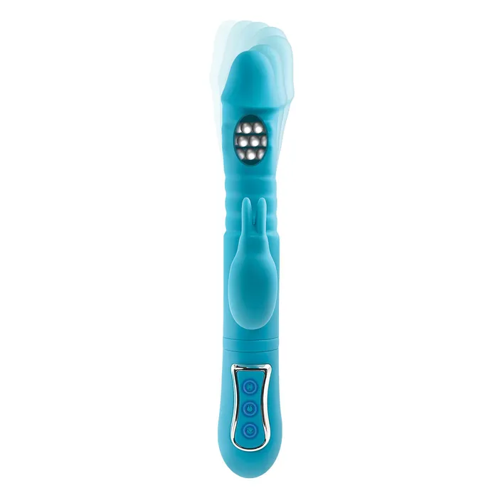 Masturbatore Doppia Penetrazione Adam & Eve Rabbit Azzurro | Adam & Eve Female Sex Toys