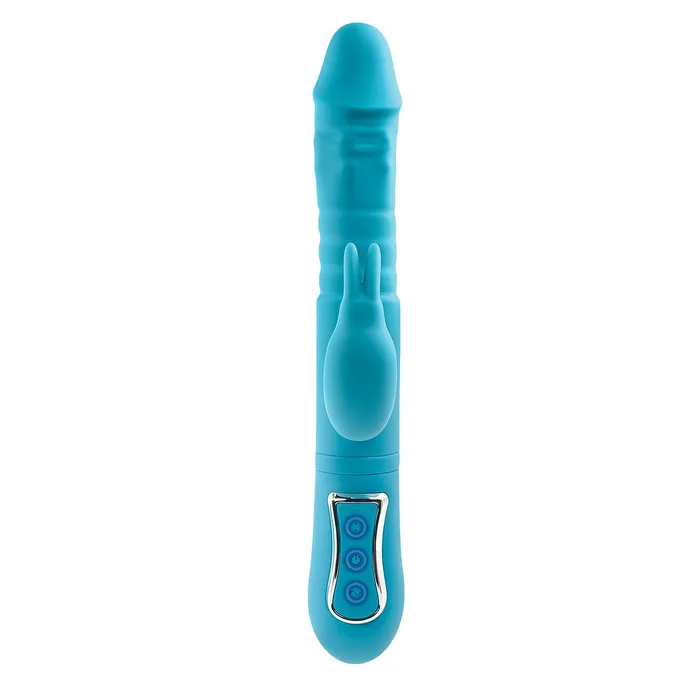 Masturbatore Doppia Penetrazione Adam & Eve Rabbit Azzurro | Adam & Eve Female Sex Toys