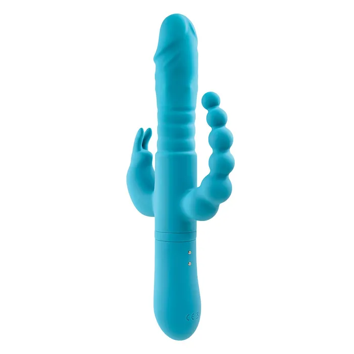 Masturbatore Doppia Penetrazione Adam & Eve Rabbit Azzurro | Adam & Eve Female Sex Toys