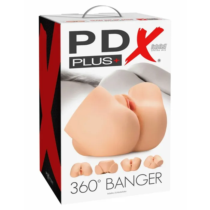 Masturbatore Pipedream PDX PLUS 360° BANGER LIGHT Carne | Pipedream Male Sex Toys