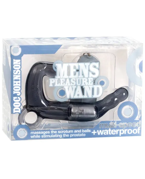 Mens Pleasure Wand Waterproof Charcoal Doc johnson Female Sex Toys