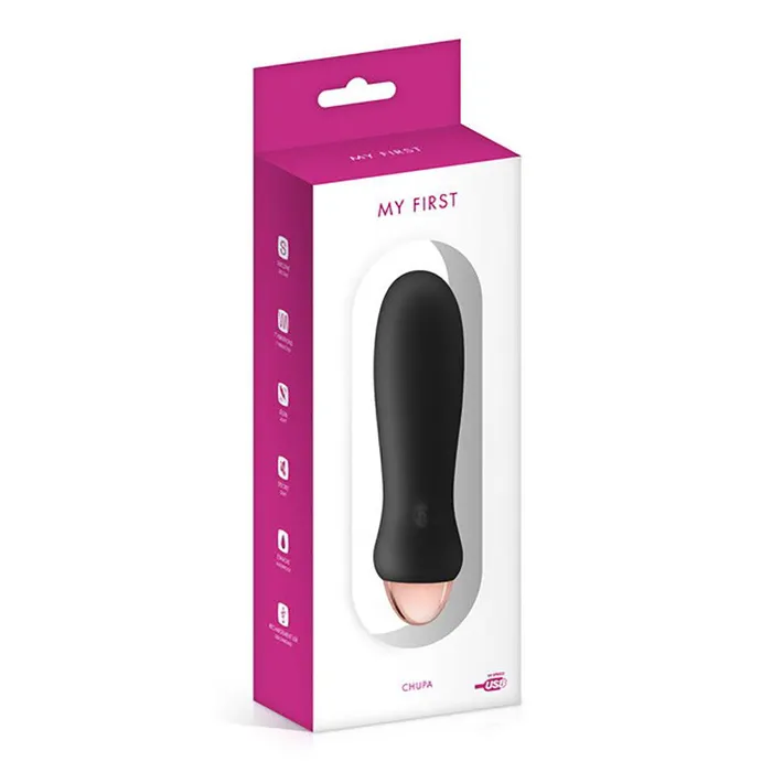 My First My First - Chupa Vibrator - Zwart | Female Sex Toys