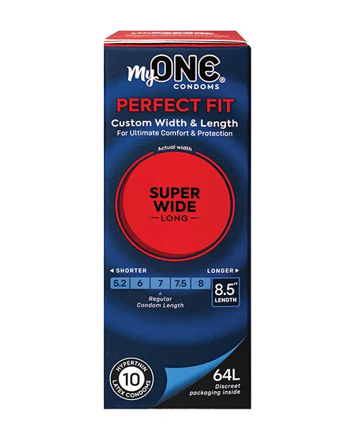 My One Super Wide Long Condoms Pack of 10 One Female Sex Toys