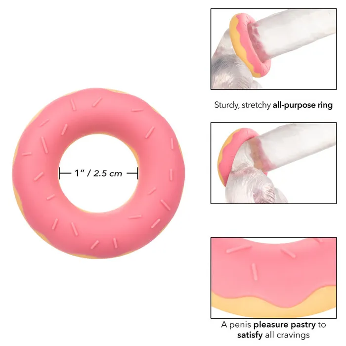 Naughty Bits Dickin Donuts Silicone Donut Cock Ring | California Exotic Male Sex Toys