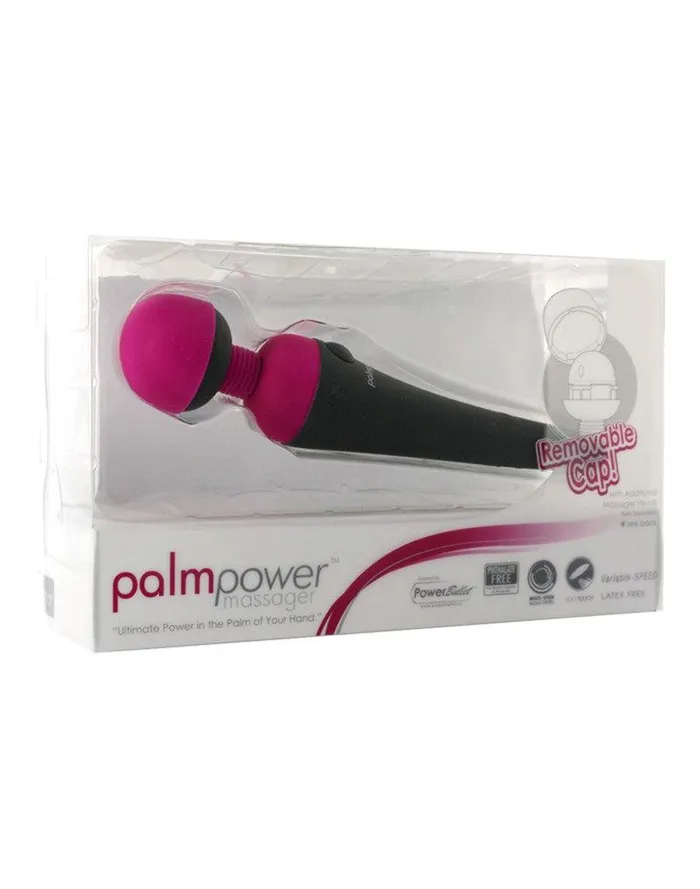 Palm Power Vibrators | PalmPower Wand Vibrator Met verwisselbare Kop - Roze