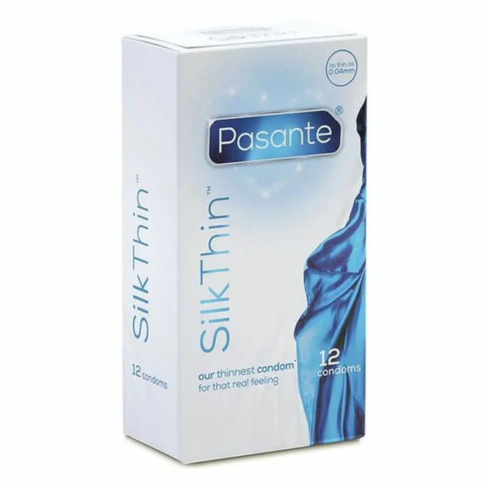 Pasante Vibrators Preservativi Pasante SilkThin 19 cm 53 mm