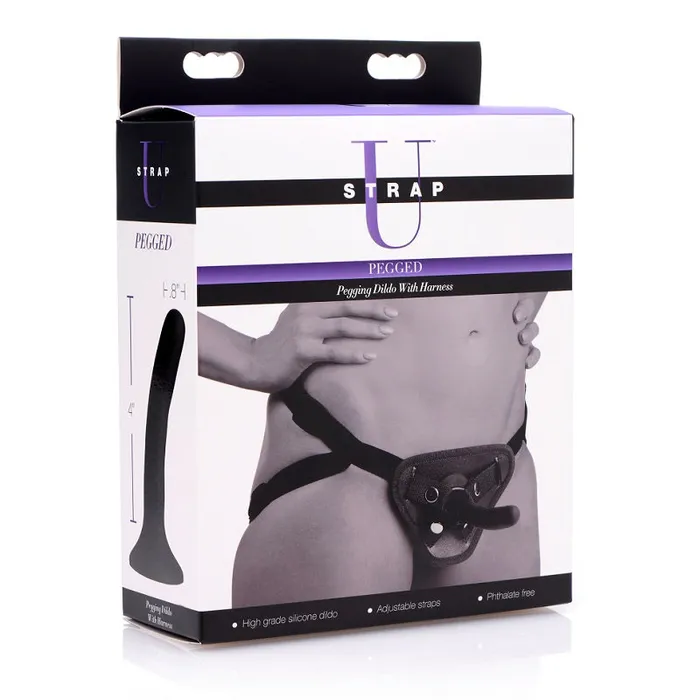 Pegged Pegging Dildo with Harness XR Brand Female Sex Toys