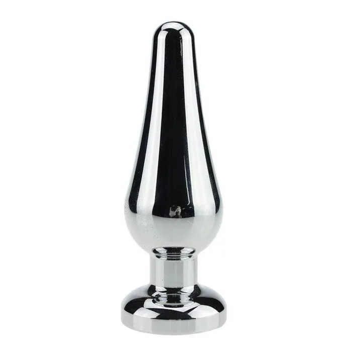 Perfect Lover Vibrators Buttplug Aluminium Met Transparant Kristal 130 mm x 46 mm