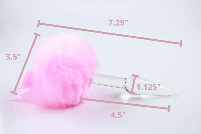 Pink Bunny Tail Butt Plug | Cute Cruelty Anal